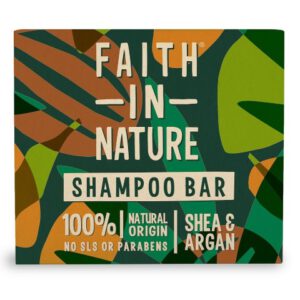 FAITH IN NATURE Shampoo Bar Shea & Argan