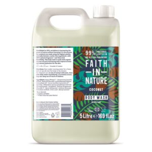FAITH IN NATURE Body Wash Coconut – Refill - 5 Liter